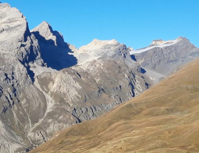 Le peu qu'il reste du glacier de la Galise